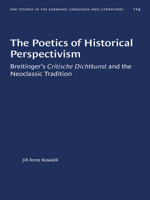 cover image of The Poetics of Historical Perspectivism